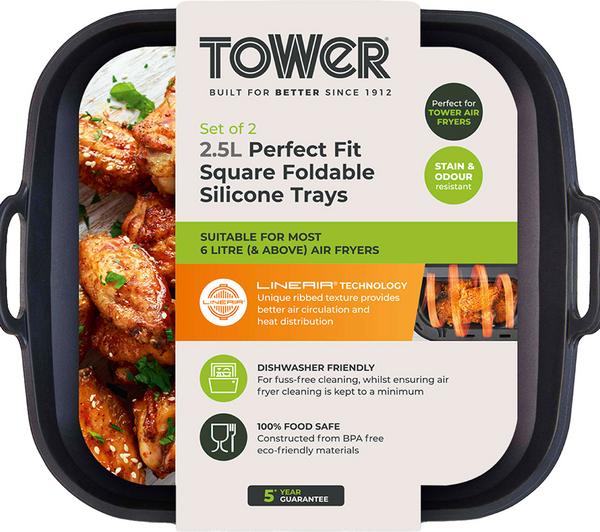 Foldable silicon pots (square)