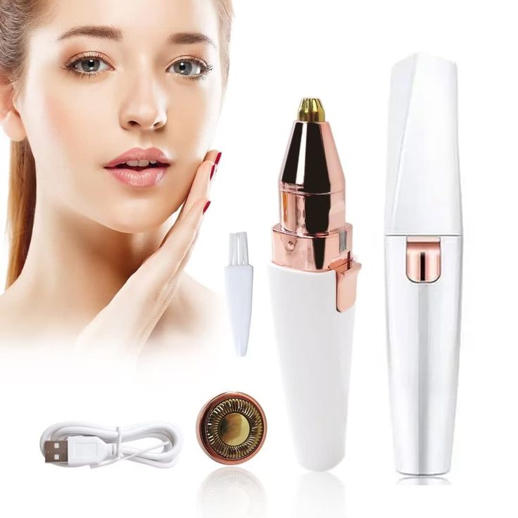 2 in 1 eyebrow trimmer