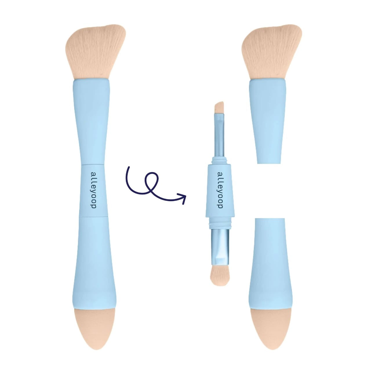 Alleyoop Multi-Tasker 4-in-1 Makeup Brush