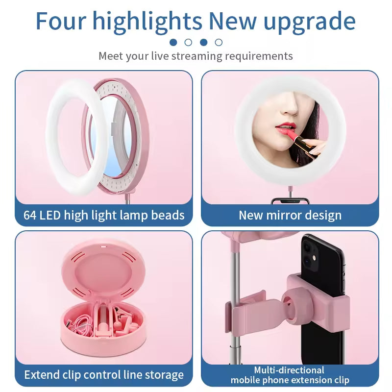 Phone Stand with Mirror