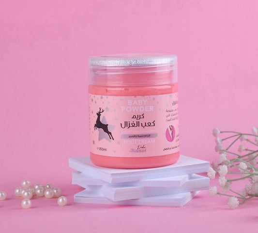 Baby powder Foot Cream