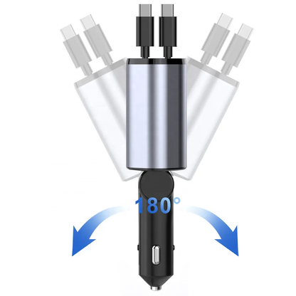 4-in-1 Retractable Super Fast Charging
