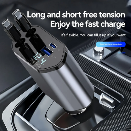 4-in-1 Retractable Super Fast Charging