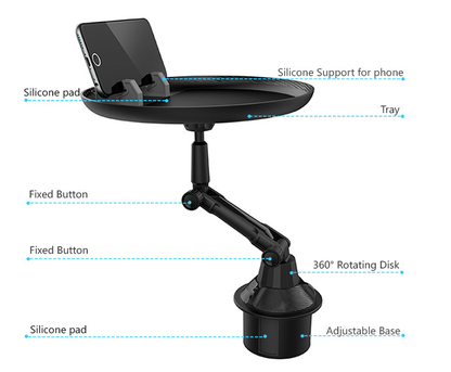 Car Cup Holder Tray Table