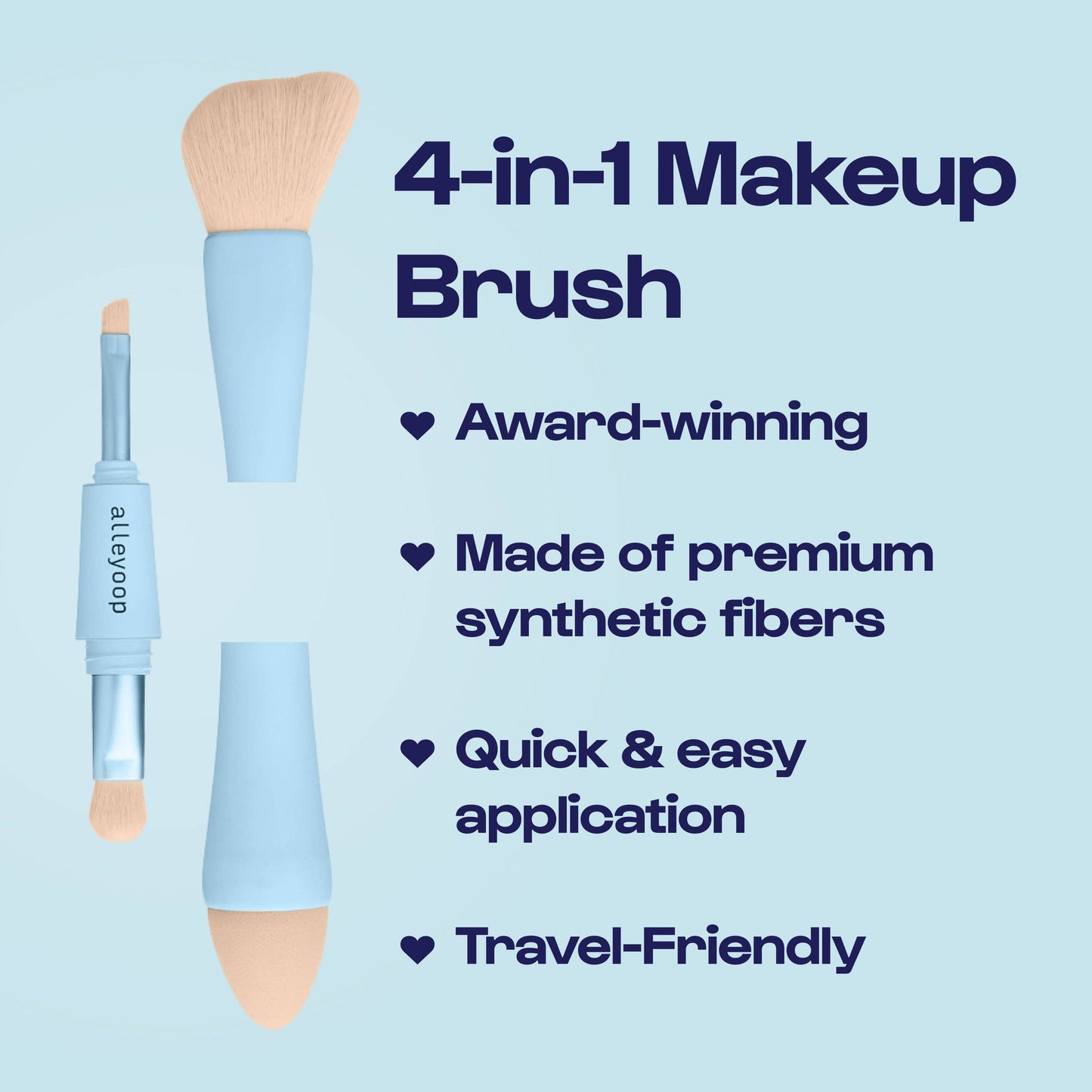 Alleyoop Multi-Tasker 4-in-1 Makeup Brush