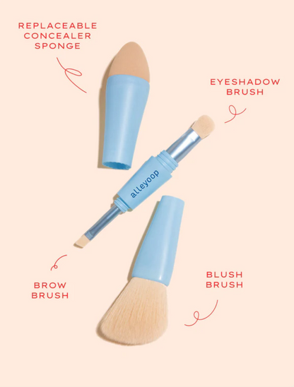 Alleyoop Multi-Tasker 4-in-1 Makeup Brush
