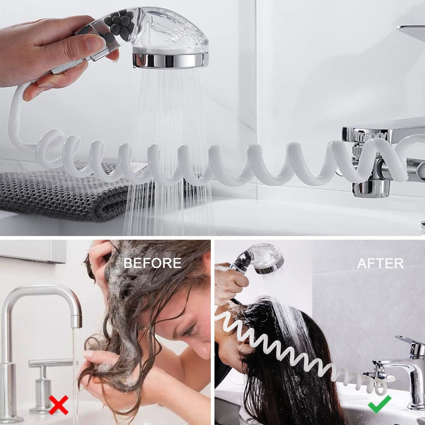 Hand shower sink hose sprayer