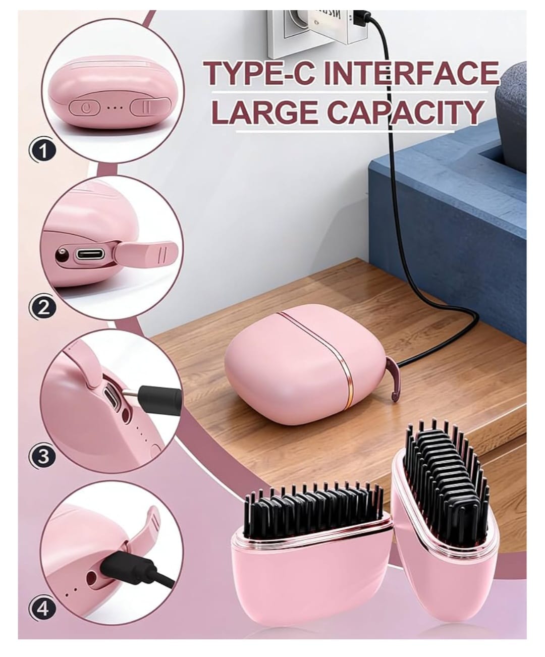 Mini Portable Hair Straightener
